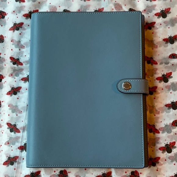 ๐ COACH LEATHER NOTEBOOK ๐ NWT ๐ - Picture 10 of 16
